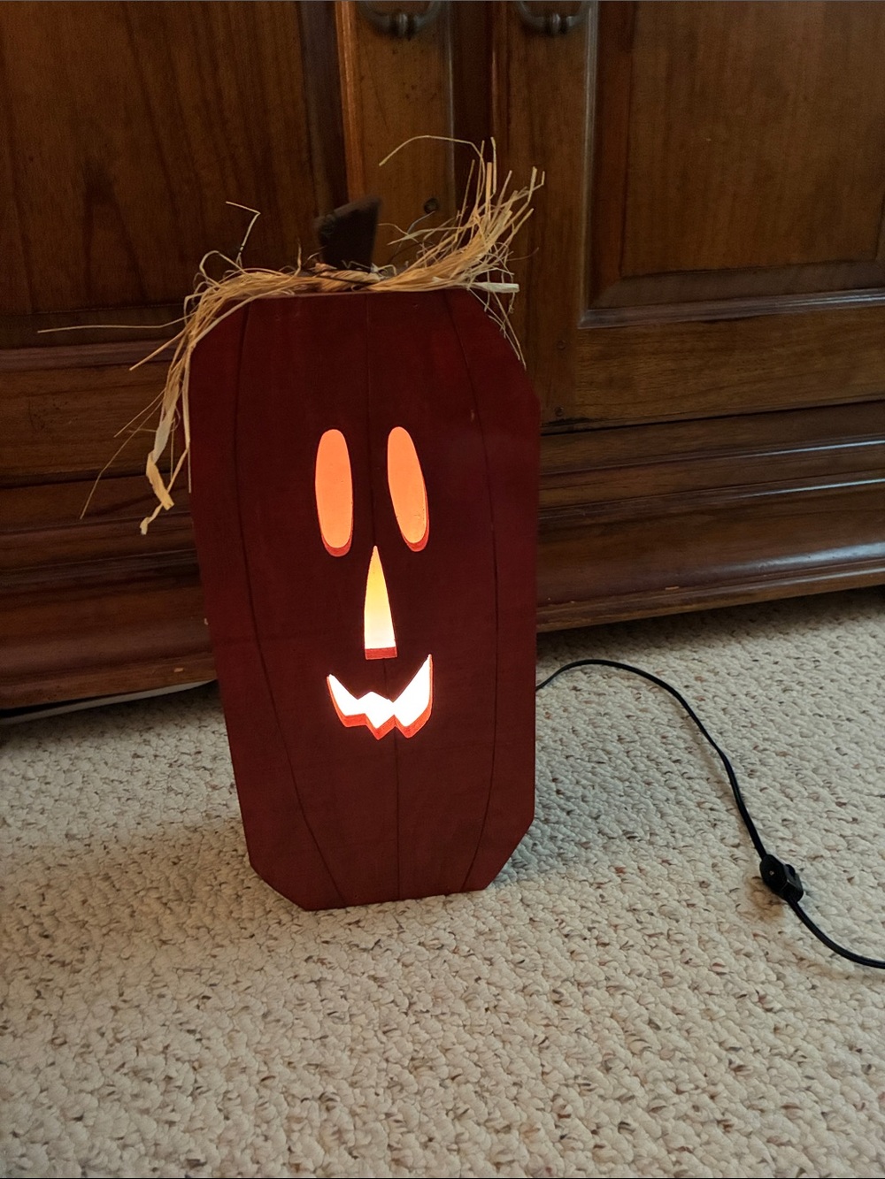 Halloween Pumpkin Lantern Accessory - Orange-Brown